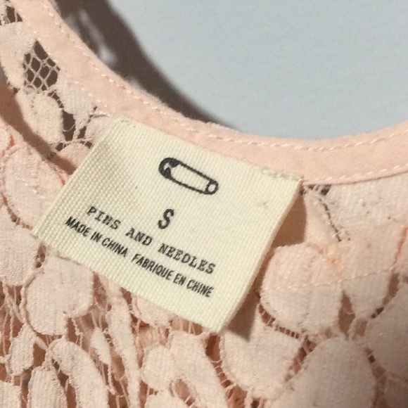 🐞 Urban Outfitters Pins & Needles Lace Peplum Top - Picture 5 of 5